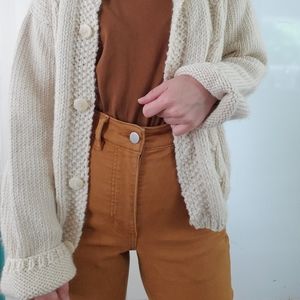 DKNYpure Alpaca & Wool Cardigan
